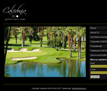 Caledonia Golf Events - Wordpress Development
