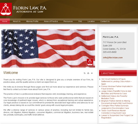Florin Law P.A - Joomla Development