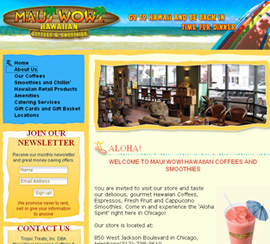 Maui Wowi Hawaiian - Joomla Development
